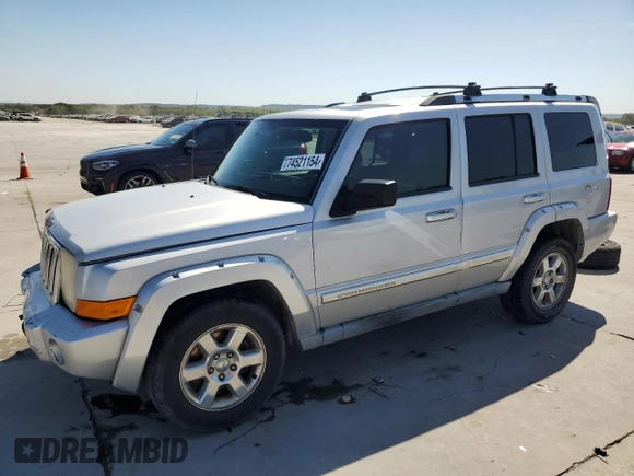 2006 Jeep Commander Limited z VIN 1J8HH58N46C125639, wystawiony jako Copart lot #74521154 z przebiegiem 276 411 mil mil oraz Szkoda całkowita • Salvage title. Historia ofert i sprzedaży dostępna na DreamBid. Obrazek 1.
