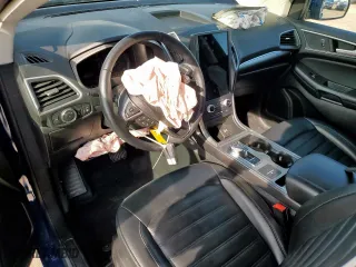 2022 Ford Edge SEL with VIN 2FMPK4J9XNBB09287, listed as a Copart auction lot 50370455 with 0 mi miles and Salvage Title. Bid and sale history available at carsss.com. Image 8.