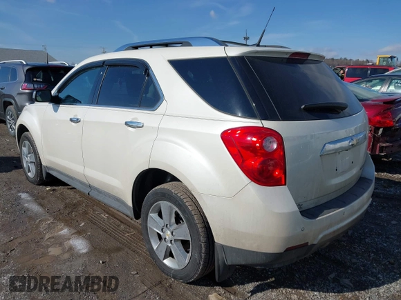 2013 Chevrolet Equinox LTZ with VIN 1GNALFEK3DZ123471, listed as a IAAI auction lot 41534016 with 121,620 mi miles. Bid and sale history available at carsss.com. Image 3.