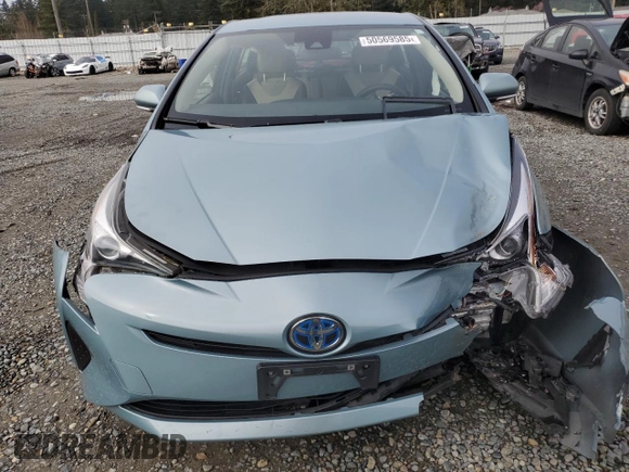 2017 Toyota Prius Two with VIN JTDKARFU5H3535288, listed as a Copart auction lot 50569585 with 235,252 mi miles and Salvage Title. Bid and sale history available at DreamBid. Image 5.