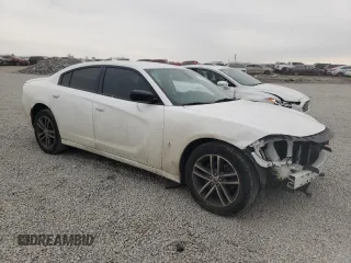 2019 Dodge Charger SXT with VIN 2C3CDXJG3KH758049, listed as a Copart auction lot 47238915 with 97,995 mi miles and Salvage Title. Bid and sale history available at DreamBid. Image 4.