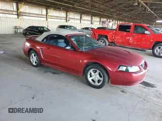 2003 Ford Mustang Deluxe with VIN 1FAFP44493F407753, listed as a Copart auction lot 59378035 with 131,050 mi miles and Salvage title. Bid and sale history available at DreamBid. Image 4.