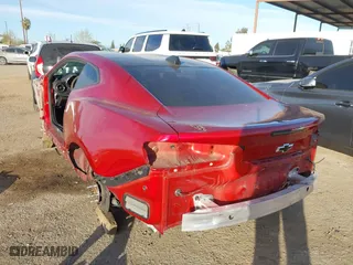 2022 Chevrolet Camaro ZL1 with VIN 1G1FK1R65N0122581, listed as a IAAI auction lot 41692281 with 1 mi miles. Bid and sale history available at carsss.com. Image 3.