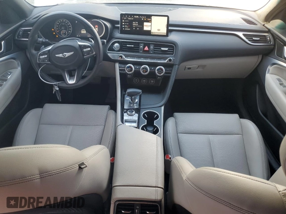 2023 Genesis G70 2.0T with VIN KMTG34TA7PU116513, listed as a Copart auction lot 78264654 with 18,776 mi miles and Salvage Title. Bid and sale history available at DreamBid. Image 8.
