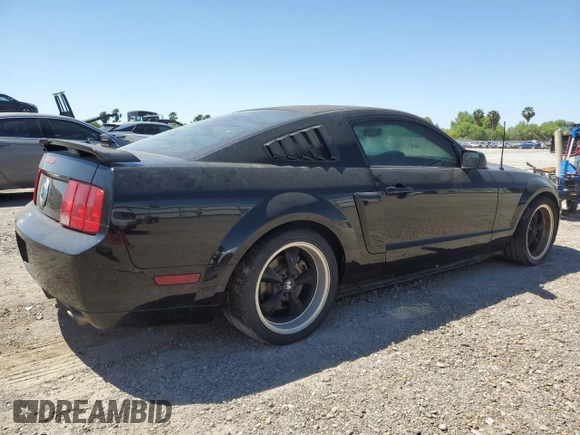 2007 Ford Mustang GT Deluxe with VIN 1ZVFT82H275347682, listed as a Copart auction lot 52178545 with 110,871 mi miles and Salvage Title. Bid and sale history available at carsss.com. Image 3.