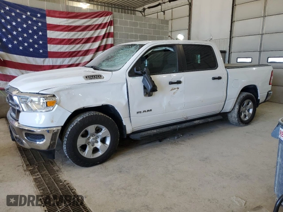 2022 Ram 1500 Tradesman with VIN 1C6SRFGT5NN351375, listed as a Copart auction lot 65354874 with 85,683 mi miles and Salvage title. Bid and sale history available at DreamBid. Image 1.