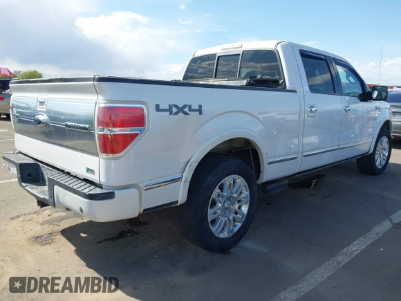 2010 Ford F-150 XL with VIN 1FTFW1EV3AFB52615, listed as a IAAI auction lot 41958436 with 148,572 mi miles. Bid and sale history available at carsss.com. Image 4.