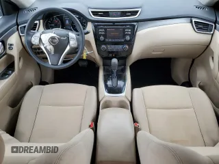 2016 Nissan Rogue S with VIN KNMAT2MV1GP602792, listed as a Copart auction lot 52709285 with 47,308 mi miles and Salvage Title. Bid and sale history available at carsss.com. Image 8.