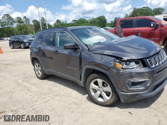 2019 Jeep Compass Latitude with VIN 3C4NJCBB7KT699300, listed as a Copart auction lot 54940155 with 64,843 mi miles and Salvage title. Bid and sale history available at DreamBid. Image 4.