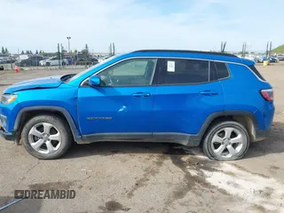 2018 Jeep Compass Latitude with VIN 3C4NJCBB9JT420489, listed as a IAAI auction lot 42021169 with 130,630 mi miles and . Bid and sale history available at DreamBid. Image 14.