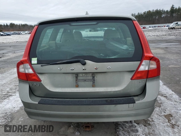2008 Volvo V70 with VIN YV1BW982581033321, listed as a Copart auction lot 86269014 with 254,223 mi miles and Salvage title. Bid and sale history available at DreamBid. Image 6.