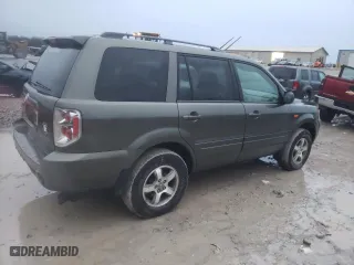 2006 Honda Pilot EX-L with VIN 5FNYF185X6B027661, listed as a Copart auction lot 85725354 with 171,748 mi miles and Salvage Title. Bid and sale history available at carsss.com. Image 3.