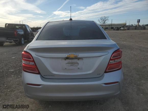 2017 Chevrolet Sonic LT with VIN 1G1JD5SHXH4127991, listed as a Copart auction lot 47087085 with 116,918 mi miles and Salvage Title. Bid and sale history available at carsss.com. Image 6.