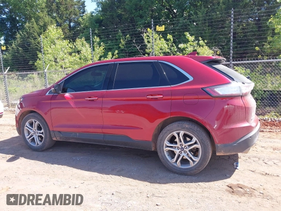 2015 Ford Edge Titanium z VIN 2FMTK3K97FBB06890, wystawiony jako IAAI lot #42241919 z przebiegiem 179 181 mil mil oraz . Historia ofert i sprzedaży dostępna na DreamBid. Obrazek 14.