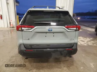 2021 Toyota RAV4 Hybrid XLE with VIN 2T3RWRFV3MW114637, listed as a Copart auction lot 85131224 with 53,126 mi miles and Salvage Title. Bid and sale history available at carsss.com. Image 6.