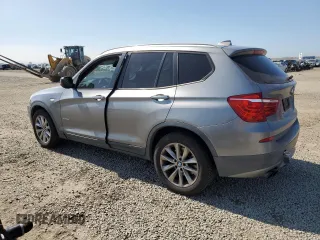 2013 BMW X3 xDrive28i with VIN 5UXWX9C51D0A28673, listed as a Copart auction lot 46947165 with 157,987 mi miles and Clean Title. Bid and sale history available at carsss.com. Image 2.