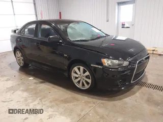 2012 Mitsubishi Lancer GT with VIN JA32U8FW7CU013282, listed as a IAAI auction lot 41597632 with 153,134 mi miles. Bid and sale history available at carsss.com. Image 1.