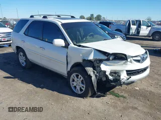 2005 Acura MDX Touring with VIN 2HNYD188X5H540850, listed as a IAAI auction lot 40851752 with 192,266 mi miles. Bid and sale history available at carsss.com. Image 1.