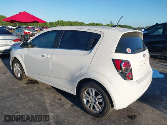 2014 Chevrolet Sonic LT with VIN 1G1JC6SH8E4231285, listed as a IAAI auction lot 41680059 with 167,666 mi miles. Bid and sale history available at carsss.com. Image 3.