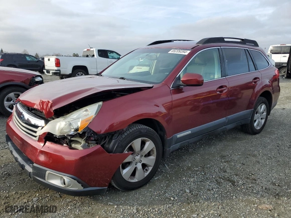 2011 Subaru Outback 2.5i Prem AWP/HK Aud with VIN 4S4BRBFCXB3375127, listed as a Copart auction lot 85209394 with 116,184 mi miles and Salvage Title. Bid and sale history available at carsss.com. Image 1.