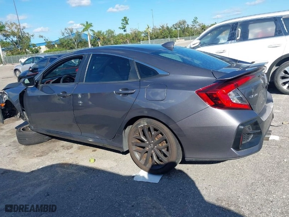 2020 Honda Civic Si Sedan with VIN 2HGFC1E50LH706429, listed as a IAAI auction lot 40686389 with 65,082 mi miles. Bid and sale history available at carsss.com. Image 14.