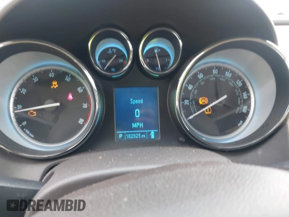 2014 Buick Verano with VIN 1G4PP5SK7E4155307, listed as a IAAI auction lot 42616644 with 182,925 mi miles and . Bid and sale history available at DreamBid. Image 7.