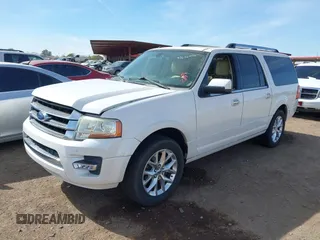 2015 Ford Expedition Max Limited with VIN 1FMJK1KT3FEF23726, listed as a IAAI auction lot 41626006 with 87,404 mi miles. Bid and sale history available at carsss.com. Image 17.