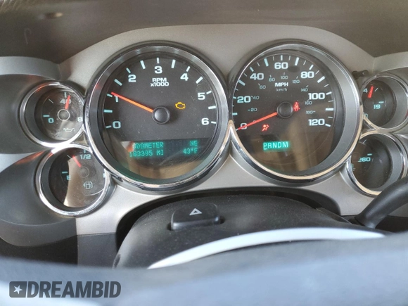 2011 Chevrolet Silverado 1500 LT with VIN 3GCPKSE35BG229070, listed as a Copart auction lot 53318815 with 183,395 mi miles and Salvage Title. Bid and sale history available at DreamBid. Image 9.