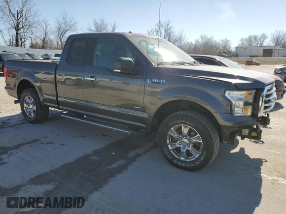 2016 Ford F-150 XLT with VIN 1FTEX1EP2GFD61525, listed as a Copart auction lot 48534085 with 92,859 mi miles and Salvage Title. Bid and sale history available at carsss.com. Image 4.