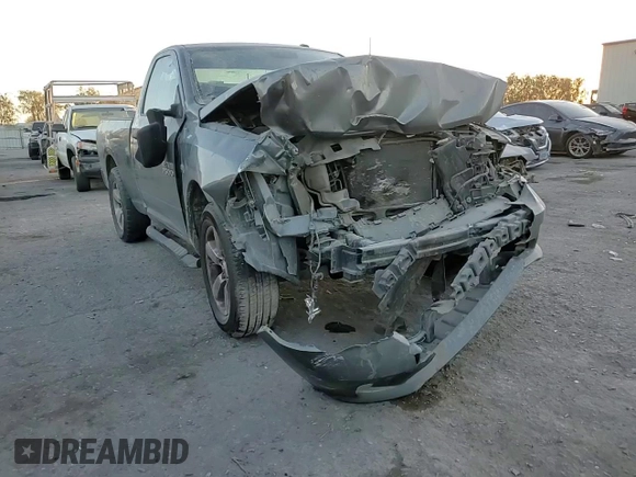 2013 Ram 1500 Express with VIN 3C6JR6AT8DG545992, listed as a Copart auction lot 43581895 with 109,461 mi miles and Salvage title. Bid and sale history available at DreamBid. Image 11.