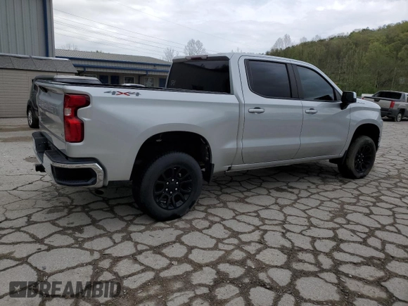 2020 Chevrolet Silverado 1500 LT with VIN 1GCPYDEK2LZ190442, listed as a Copart auction lot 46933745 with Not Provided miles and Salvage Title. Bid and sale history available at DreamBid. Image 3.