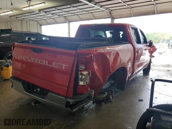 2021 Chevrolet Silverado 1500 LT z VIN 1GCPYJEK6MZ442645, wystawiony jako Copart lot #54268945 z przebiegiem Nie podano mil oraz Szkoda całkowita • Salvage title. Historia ofert i sprzedaży dostępna na DreamBid. Obrazek 3.