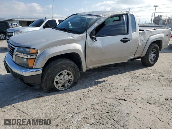 2008 GMC Canyon SLE1 with VIN 1GTDT39E788212660, listed as a Copart auction lot 44756865 with 127,977 mi miles and Salvage Title. Bid and sale history available at carsss.com. Image 1.