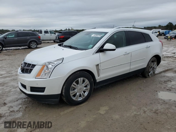 2012 Cadillac SRX Luxury Collection with VIN 3GYFNAE38CS562532, listed as a Copart auction lot 43392205 with 126,284 mi miles and Salvage Title. Bid and sale history available at carsss.com. Image 1.