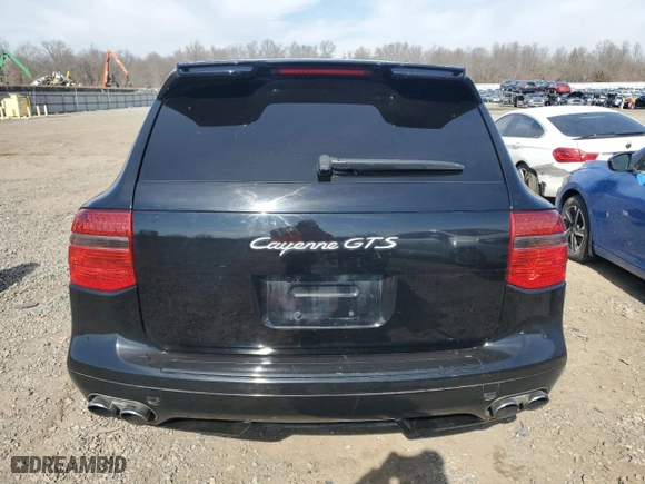 2009 Porsche Cayenne GTS with VIN WP1AD29P69LA62369, listed as a Copart auction lot 46684985 with 139,856 mi miles and Salvage Title. Bid and sale history available at carsss.com. Image 6.