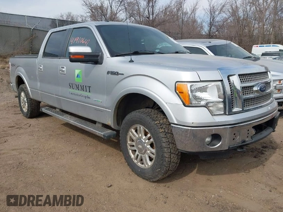 2012 Ford F-150 XL with VIN 1FTFW1ETXCFA44140, listed as a IAAI auction lot 41910642 with 234,652 mi miles. Bid and sale history available at carsss.com. Image 1.