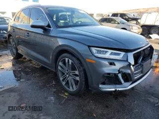 2018 Audi SQ5 Premium Plus with VIN WA1A4AFY1J2150081, listed as a Copart auction lot 42928885 with 54,757 mi miles and Salvage Title. Bid and sale history available at DreamBid. Image 4.