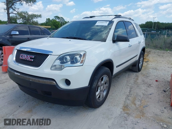 2010 GMC Acadia SL with VIN 1GKLRKEDXAJ155195, listed as a IAAI auction lot 42008358 with 119,266 mi miles. Bid and sale history available at carsss.com. Image 2.