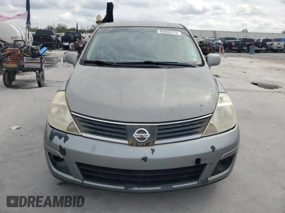 2007 Nissan Versa 1.8 S with VIN 3N1BC13E97L417470, listed as a Copart auction lot 45952315 with 0 mi miles and Salvage Title. Bid and sale history available at carsss.com. Image 5.