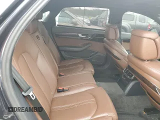 2017 Audi A8 with VIN WAU44AFD4HN010791, listed as a Copart auction lot 78886844 with 133,870 mi miles and Salvage Title. Bid and sale history available at DreamBid. Image 10.