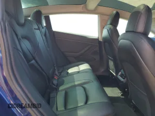 2020 Tesla Model 3 Long Range with VIN 5YJ3E1EB4LF744575, listed as a Copart auction lot 50202375 with 61,357 mi miles and Salvage Title. Bid and sale history available at carsss.com. Image 10.