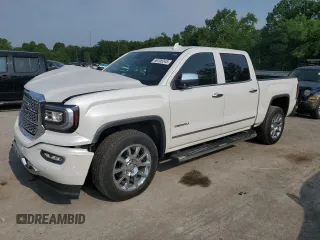 2018 GMC Sierra 1500 Denali z VIN 3GTU2PEC6JG360765, wystawiony jako Copart lot #59708245 z przebiegiem 86 882 mil mil oraz Szkoda całkowita • Salvage title. Historia ofert i sprzedaży dostępna na DreamBid. Obrazek 1.