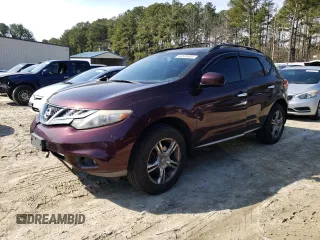 2013 Nissan Murano LE with VIN JN8AZ1MW4DW306382, listed as a Copart auction lot 44526524 with 182,210 mi miles and Salvage Title. Bid and sale history available at DreamBid. Image 1.