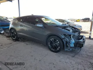 2015 Honda CR-Z EX with VIN JHMZF1D69FS000522, listed as a Copart auction lot 43212845 with 104,808 mi miles and Salvage title. Bid and sale history available at DreamBid. Image 4.