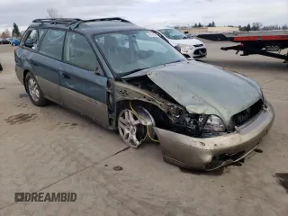2002 Subaru Legacy Outback with VIN 4S3BH665027661268, listed as a Copart auction lot 43043025 with 215,150 mi miles and Salvage title. Bid and sale history available at DreamBid. Image 4.