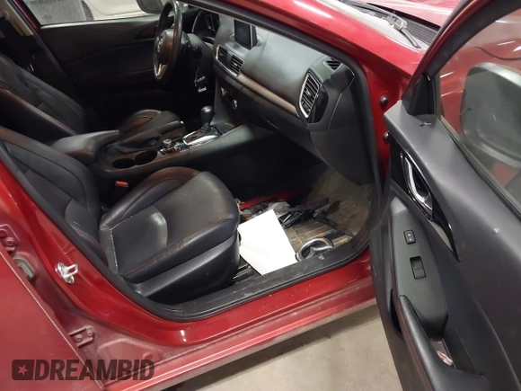 2015 Mazda 3 S Grand Touring with VIN JM1BM1M35F1233107, listed as a IAAI auction lot 41548503 with 141,496 mi miles and . Bid and sale history available at DreamBid. Image 5.
