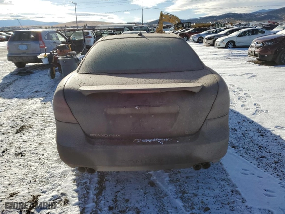 2005 Pontiac Grand Prix GTP with VIN 2G2WR544151166621, listed as a Copart auction lot 83811154 with 30844 miles and Clean Title. Bid and sale history available at carsss.com. Image 6.