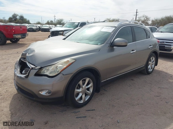 2008 Infiniti EX35 Journey with VIN JNKAJ09E98M306245, listed as a IAAI auction lot 41603573 with 79,102 mi miles. Bid and sale history available at carsss.com. Image 17.