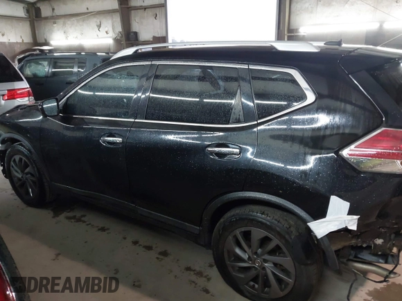 2016 Nissan Rogue SL with VIN 5N1AT2MT5GC871234, listed as a IAAI auction lot 41756018 with 102,295 mi miles. Bid and sale history available at carsss.com. Image 13.