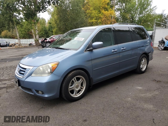 2008 Honda Odyssey Touring with VIN 5FNRL38878B031074, listed as a Copart auction lot 81330694 with 172,896 mi miles and Salvage Title. Bid and sale history available at carsss.com. Image 1.